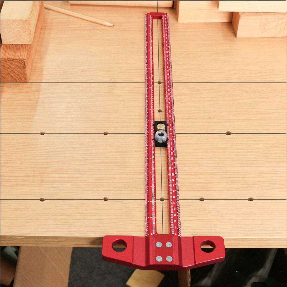 Woodworking Gauge - Kątownik stolarski z prowadnicą do oznaczania,