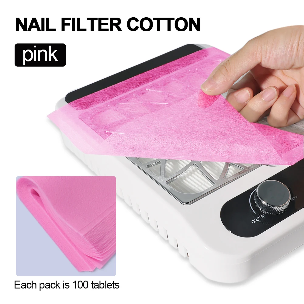 Woodworking Vacuum Press Kit - 100 sztuk/worek Nail Art odkurzacz odpylacz