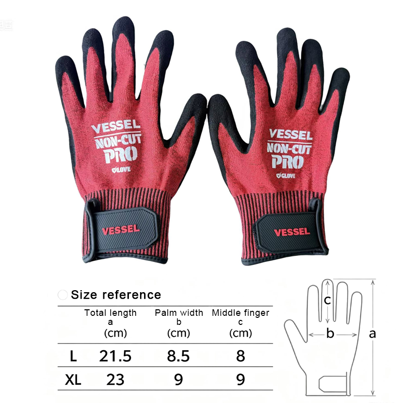 Rękawice robocze VESSEL, odpor – Woodworking Gloves recenzja i cena