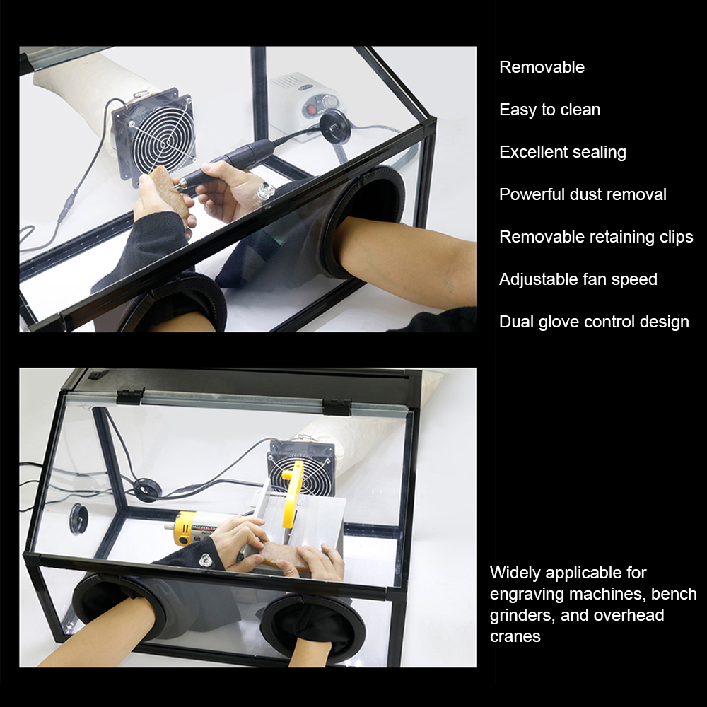 Przenośna, przezroczysta akryl – Woodworking Gloves recenzja i cena