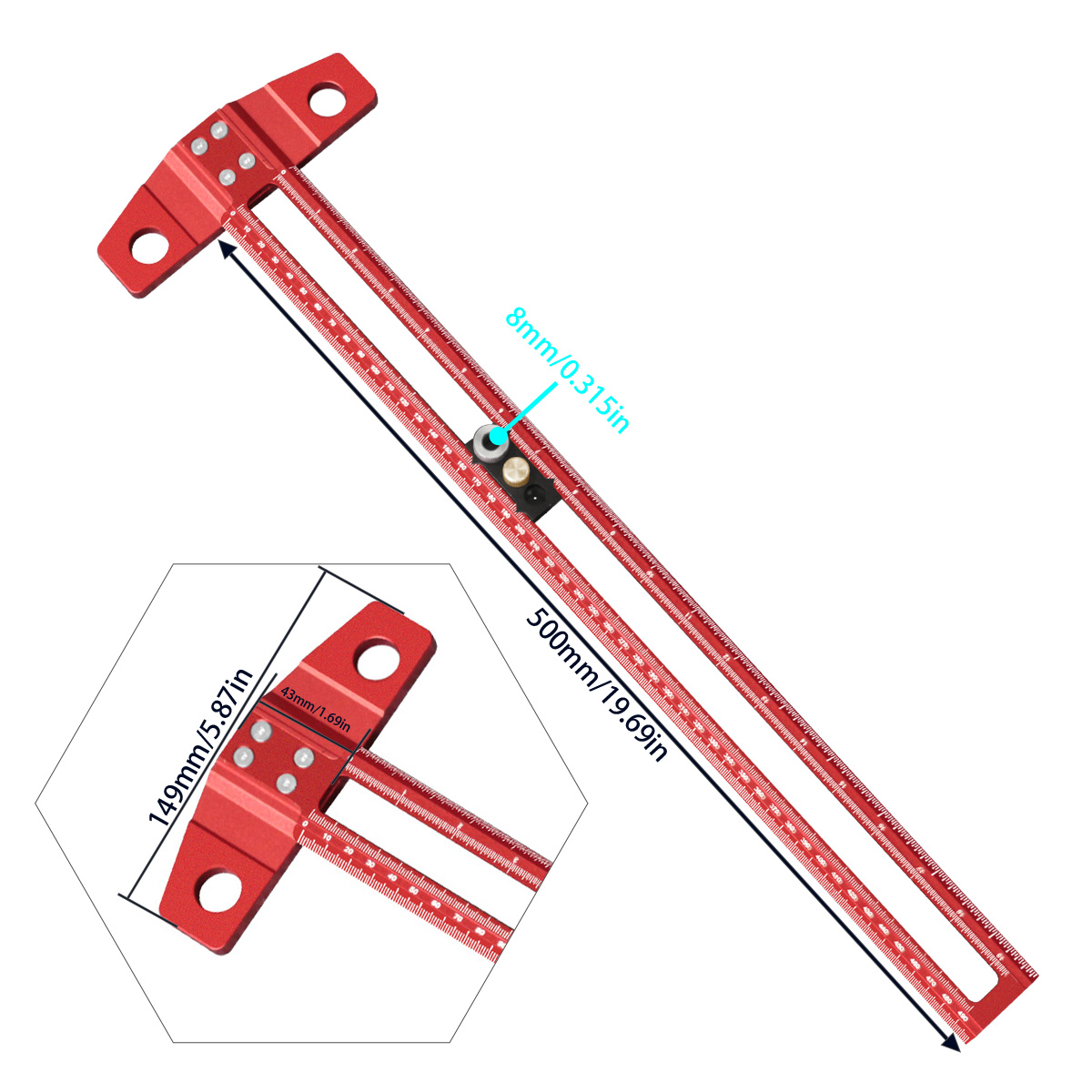 Kątownik stolarski z prowadnic – Woodworking Gauge recenzja i cena