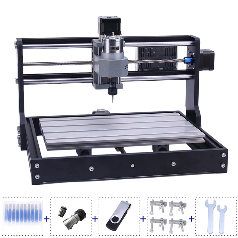 Frezarka CNC 3018Pro do obróbk – Woodworking Machine recenzja i cena