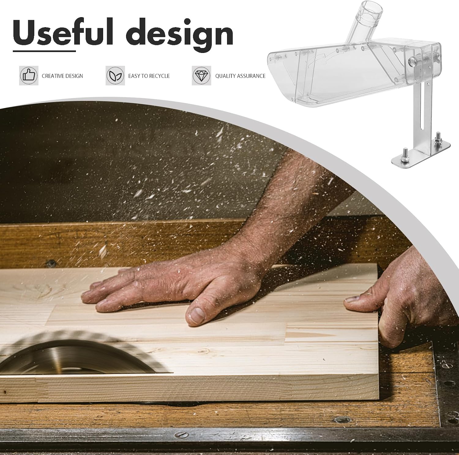 Przezroczysta osłona przeciwpy – Woodworking Vacuum System recenzja i cena